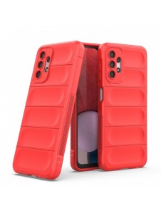 Magic Shield Case-fodral för Samsung Galaxy A13 5G flexibelt pansarskal rött