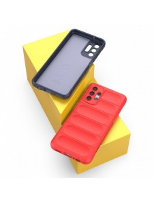 Magic Shield Case-fodral för Samsung Galaxy A13 5G flexibelt pansarskal rött