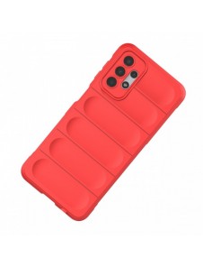 Magic Shield Case-fodral för Samsung Galaxy A13 5G flexibelt pansarskal rött