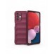 Magic Shield Fodral för Samsung Galaxy A13 5G flexibelt vinrött pansarskal
