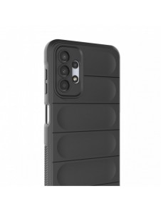 Magic Shield Fodral för Samsung Galaxy A13 5G flexibelt vinrött pansarskal