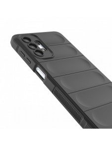 Magic Shield Fodral för Samsung Galaxy A13 5G flexibelt vinrött pansarskal