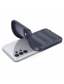 Magic Shield Fodral till Samsung Galaxy A13 5G flexibelt pansarskal mörkblått
