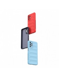Magic Shield Fodral till Samsung Galaxy A13 5G flexibelt pansarskal mörkblått