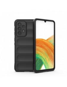 Magic Shield Fodral till Samsung Galaxy A33 5G flexibelt pansarskal svart