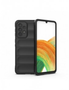 Magic Shield Fodral till Samsung Galaxy A33 5G flexibelt pansarskal svart
