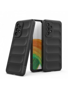 Magic Shield Fodral till Samsung Galaxy A33 5G flexibelt pansarskal svart