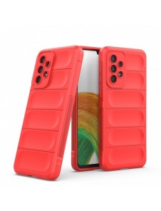 Magic Shield Fodral till Samsung Galaxy A33 5G flexibelt pansarskal rött