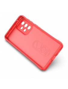 Magic Shield Fodral till Samsung Galaxy A33 5G flexibelt pansarskal rött