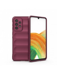 Magic Shield-fodral för Samsung Galaxy A33 5G flexibelt pansarbrunt skal