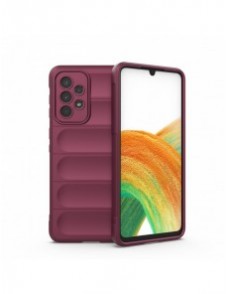Magic Shield-fodral för Samsung Galaxy A33 5G flexibelt pansarbrunt skal