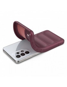 Magic Shield-fodral för Samsung Galaxy A33 5G flexibelt pansarbrunt skal