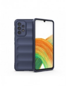 Magic Shield Fodral till Samsung Galaxy A33 5G flexibelt pansarskal mörkblått