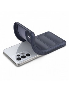Magic Shield Fodral till Samsung Galaxy A33 5G flexibelt pansarskal mörkblått