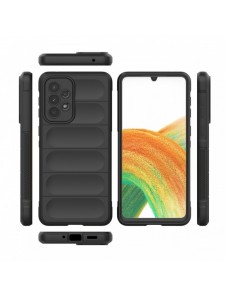 Magic Shield Fodral till Samsung Galaxy A33 5G flexibelt pansarskal mörkblått