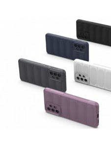 Magic Shield Fodral till Samsung Galaxy A33 5G flexibelt pansarskal mörkblått