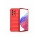 Magic Shield Fodral till Samsung Galaxy A53 5G flexibelt pansarskal rött