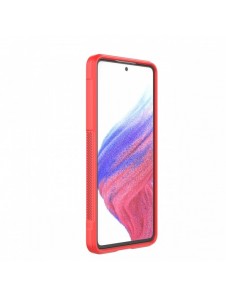 Magic Shield Fodral till Samsung Galaxy A53 5G flexibelt pansarskal rött