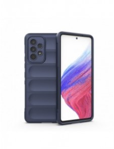 Magic Shield Fodral för Samsung Galaxy A53 5G flexibelt pansarskal mörkblått
