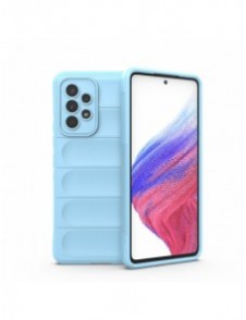 Magic Shield Fodral för Samsung Galaxy A53 5G flexibelt pansarskal ljusblått