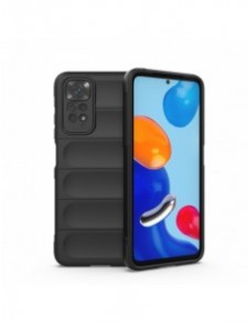 Magic Shield Case fodral för Xiaomi Redmi Note 11 flexibelt pansarskydd svart