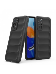 Magic Shield Case fodral för Xiaomi Redmi Note 11 flexibelt pansarskydd svart