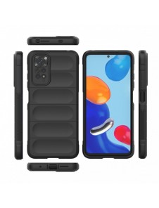 Magic Shield Case fodral för Xiaomi Redmi Note 11 flexibelt pansarskydd svart