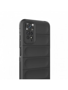 Magic Shield Case fodral för Xiaomi Redmi Note 11 flexibelt pansarskydd svart