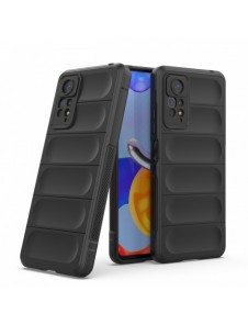 Magic Shield Case-fodral till Xiaomi Redmi Note 11 Pro flexibelt pansarskydd mörkblått