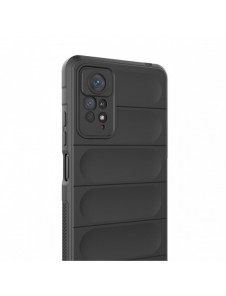 Magic Shield Case-fodral till Xiaomi Redmi Note 11 Pro flexibelt pansarskydd mörkblått