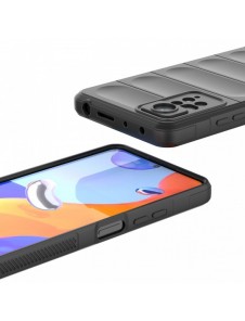 Magic Shield Case-fodral till Xiaomi Redmi Note 11 Pro flexibelt pansarskydd mörkblått