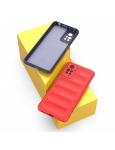 Magic Shield Case-fodral till Xiaomi Redmi Note 11 Pro flexibelt pansarskydd mörkblått