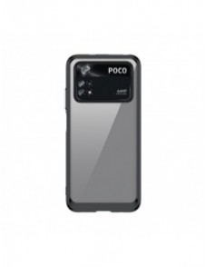 Outer Space Case för Xiaomi Poco M4 Pro-fodral med en flexibel ram svart