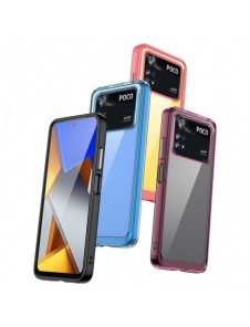 Outer Space Case för Xiaomi Poco M4 Pro-fodral med en flexibel ram svart