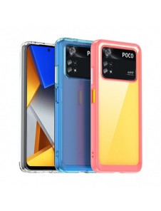 Outer Space Case för Xiaomi Poco M4 Pro-fodral med en flexibel ram svart
