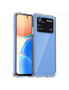 Outer Space Case för Xiaomi Poco M4 Pro-fodral med en flexibel ram svart