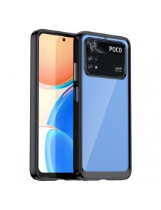 Outer Space Case för Xiaomi Poco M4 Pro-fodral med en flexibel ram svart