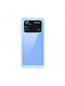 Outer Space Case för Xiaomi Poco M4 Pro-fodral med en flexibel ram blå