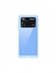 Outer Space Case för Xiaomi Poco M4 Pro-fodral med en flexibel ram blå