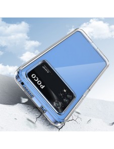 Outer Space Case för Xiaomi Poco M4 Pro-fodral med en flexibel ram blå