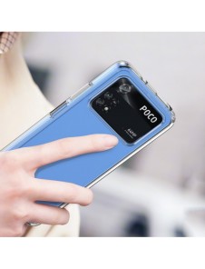 Outer Space Case för Xiaomi Poco M4 Pro-fodral med en flexibel ram blå