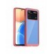 Outer Space Case Xiaomi Poco M4 Pro skal med en flexibel ram röd