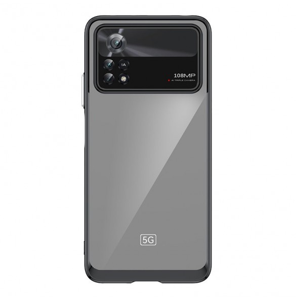 Outer Space Fodral för Xiaomi Poco X4 Pro 5G skal med en flexibel ram svart