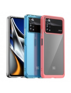 Outer Space Fodral för Xiaomi Poco X4 Pro 5G skal med en flexibel ram svart