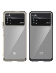 Outer Space Fodral för Xiaomi Poco X4 Pro 5G skal med en flexibel ram svart
