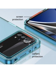 Outer Space Fodral för Xiaomi Poco X4 Pro 5G skal med en flexibel ram svart