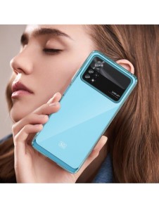 Outer Space Fodral för Xiaomi Poco X4 Pro 5G skal med en flexibel ram svart