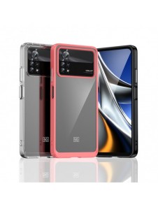 Outer Space Fodral för Xiaomi Poco X4 Pro 5G skal med en flexibel ram blå