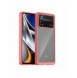 Outer Space Case Xiaomi Poco X4 Pro 5G skal med en flexibel ram röd