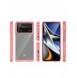Outer Space Case Xiaomi Poco X4 Pro 5G skal med en flexibel ram röd
